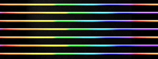 Χρωματιστά Αφηρημένη Φόντο Σωλήνες Χρώματα Ουράνιο Τόξο Σκούρο Φόντο Εικονογράφηση — Φωτογραφία Αρχείου