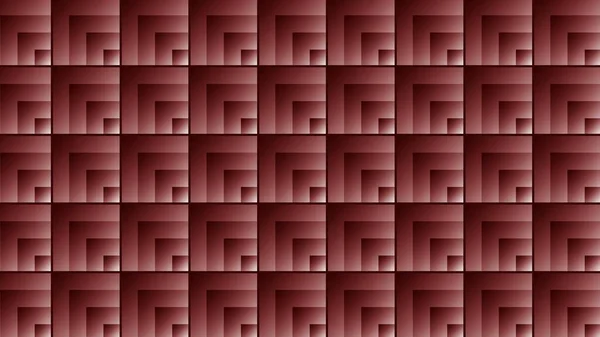Nowoczesny Kwadratowy Wzór Tła Struktura Mozaiki Kolorze Ciemnoczerwonym Ilustracja — Zdjęcie stockowe