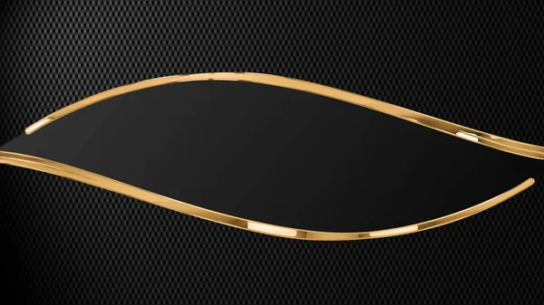 Absztrakt Fekete Arany Luxus Háttér Helyet Szöveg Illusztráció — Stock Fotó