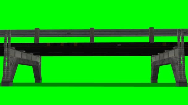 Destruction du pont routier 