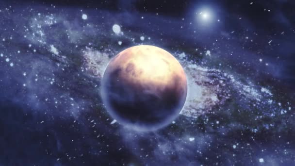 Nébuleuses scène spatiale 