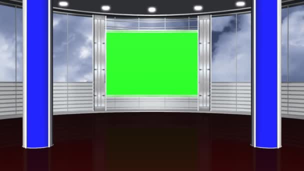virtuální studio pozadí - zelená obrazovka