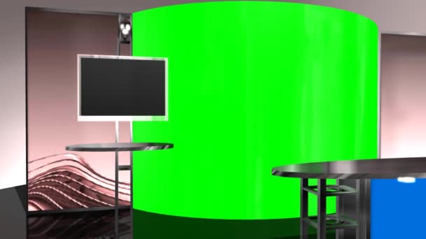 Virtuální studio pozadí - zelená modrá obrazovka efekt