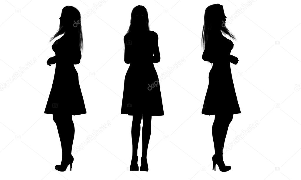Silhouettes Of Women In Dresses Stock Photo Image By C Bestgreenscreen Silhouettes Of Women In Dresses Stock Photo Image By C Bestgreenscreen