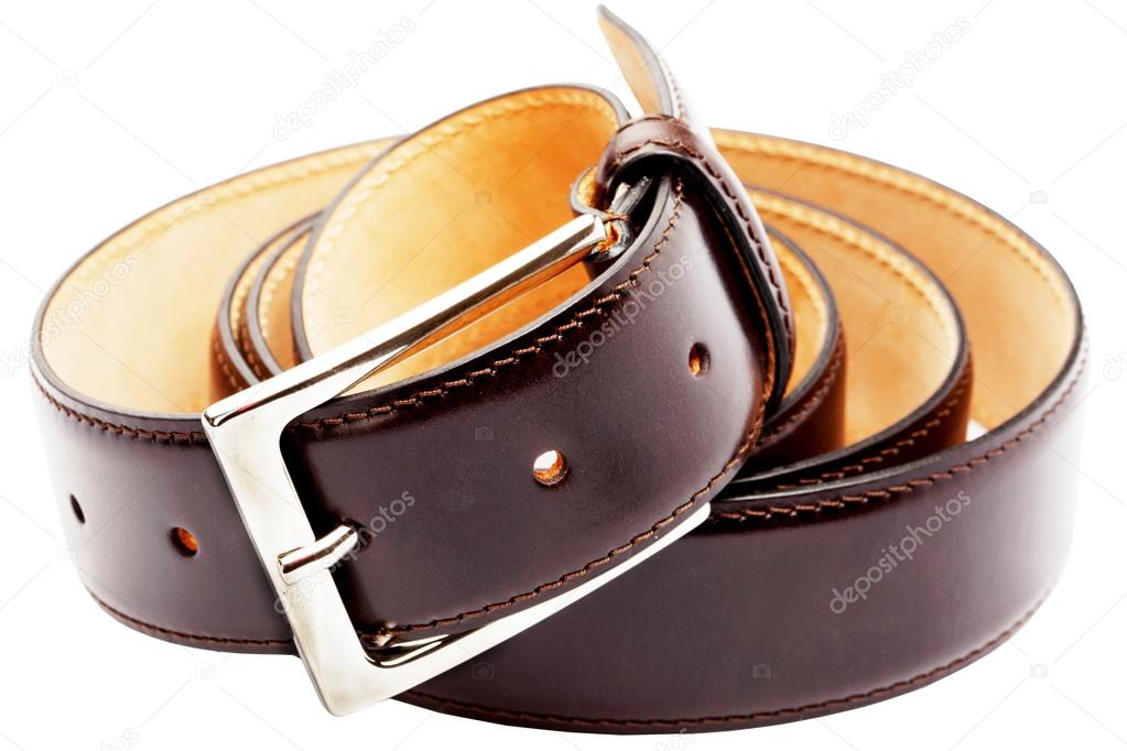 belt twisted into a ring
