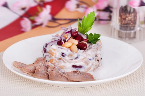 Ensalada con frijoles — Foto de Stock