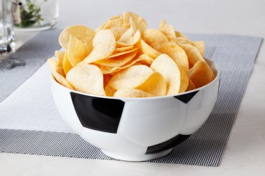 Spor fan gıda fanlar futbol kase cips