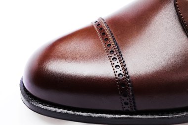 erkek deri ayakkabılar portre