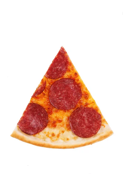 Pizza med korv, salami, pepperoni för menyn — Stockfoto