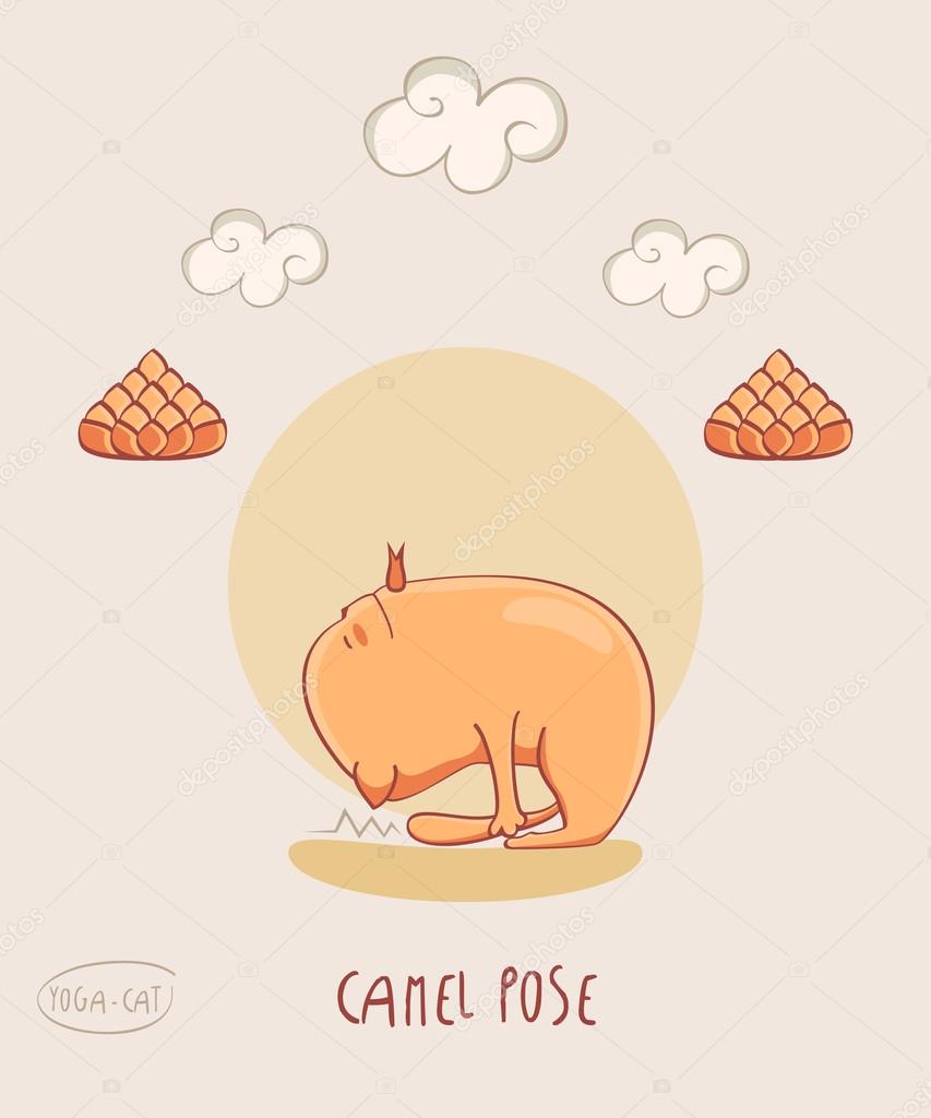 Yoga: postura del camello Yoga: postura del camello