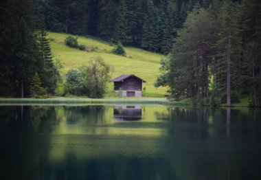 Avusturya benzersiz göl Fernsteinsee