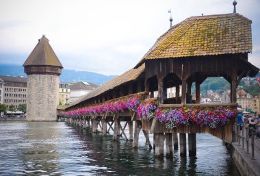 Chapel köprü Luzern, İsviçre