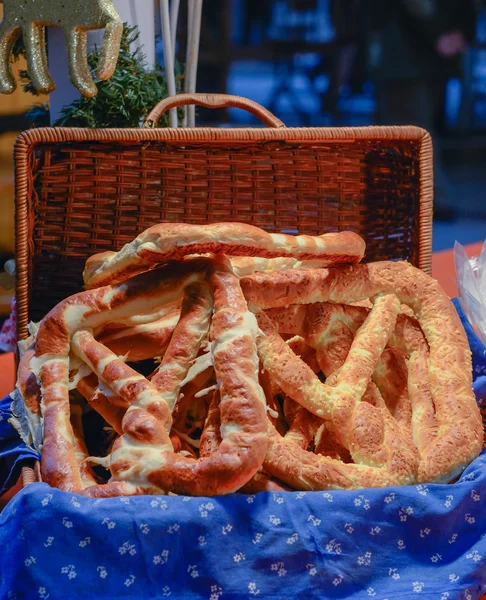 Hungarian food - loaf of bread. — Stock Photo, Image