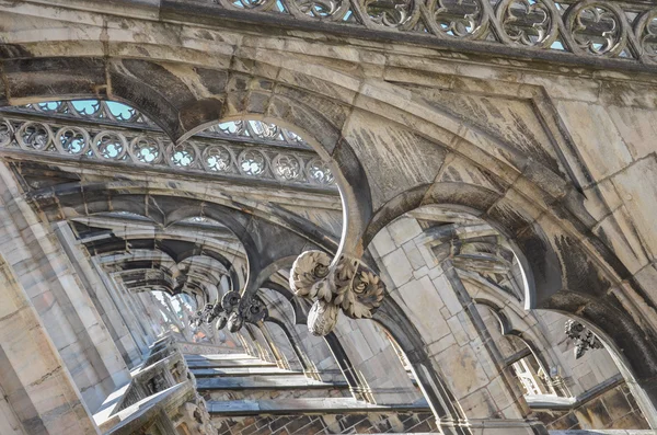Milano Duomo di Milano Katedrali manzarası