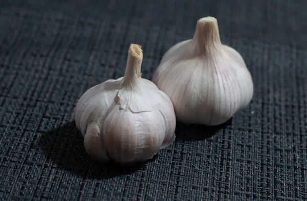 Ajo Dos Bulbos Ajo — Foto de Stock