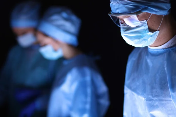 Team surgeon at work in operating room. — Stock Photo, Image