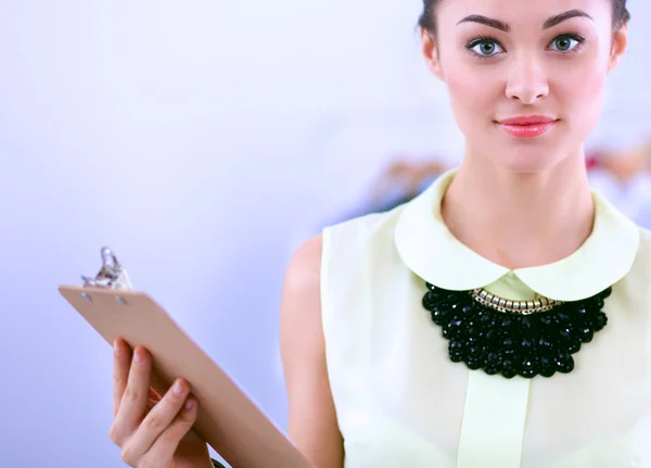 Young fashion designer working at studio. — Stock Photo, Image