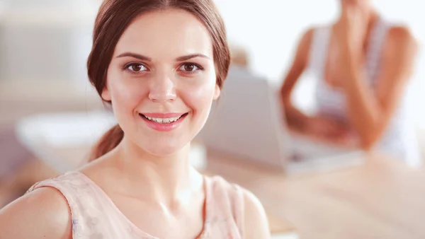 Portret van zakenvrouw in functie. zakenvrouw. — Stockfoto