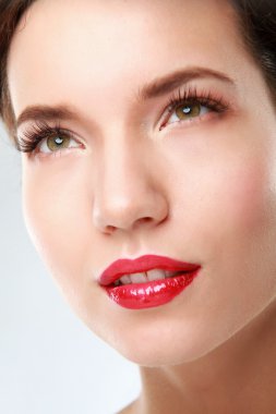Makeup.Professional makyaj. lipgloss. ruj