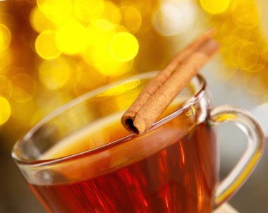 tarçınlı sıcak Noel içkiyle yapışıyor