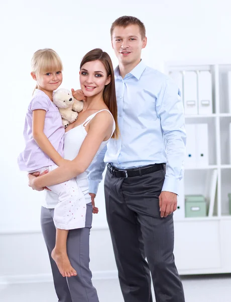 Happy family. Father, mother and child — Stock Photo, Image