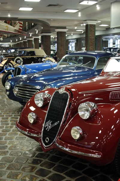 Moscou Rússia Fevereiro 2021 Carro Clássico Alfa Romeo Museu Exposição — Fotografia de Stock