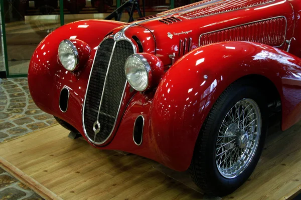 Moscou Rússia Fevereiro 2021 Carro Clássico Alfa Romeo Museu Exposição — Fotografia de Stock