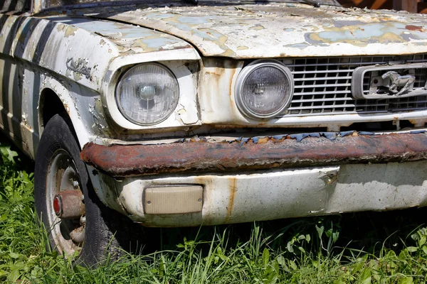 Moskwa Rosja Czerwca 2021 Stary Opuszczony Ford Mustang 1964 Wystawie — Zdjęcie stockowe