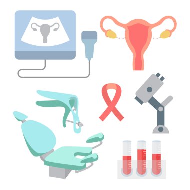 Gynecology vector icon clipart