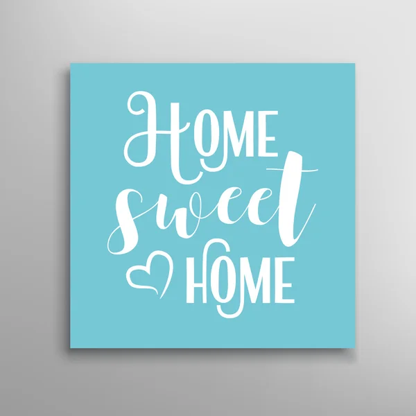 Sweet home vector sign — Stock Vector