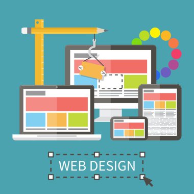 Duyarlı web tasarım, uygulama geliştirme ve sayfa İnşaat.