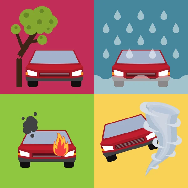 Auto insurance vector illustration — 图库矢量图片