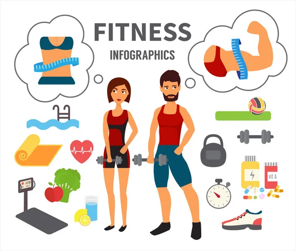 Healthy lifestyle vector infographic Stock Vector Image by ©Yapanda