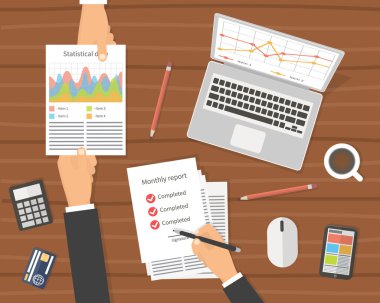 Ofis işyeri. Toplantı iş adamı