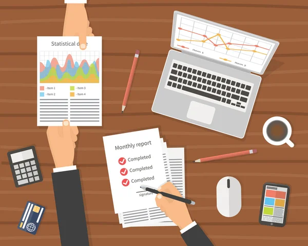 Ofis işyeri. Toplantı iş adamı