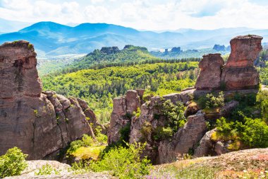 Cliff rocks in Belogradchik, Bulgaria clipart