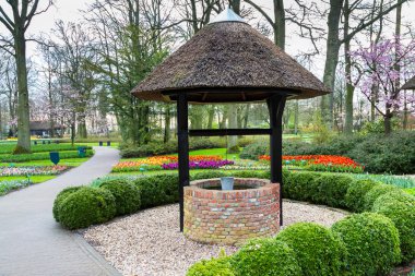 Eski bahar Çiçek bahçesinde iyi