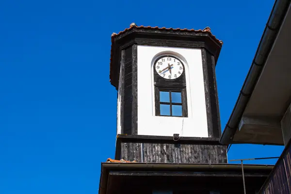 Clock tower at the old town Nessebar — Stock Photo, Image