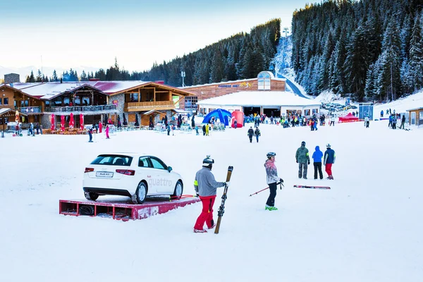 Bunderishka Poljany, sjezdovky, lanovky, Bansko, Bulharsko — Stock fotografie