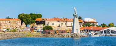 Eski kasaba Nesebar Bulgaristan Karadeniz tarafından