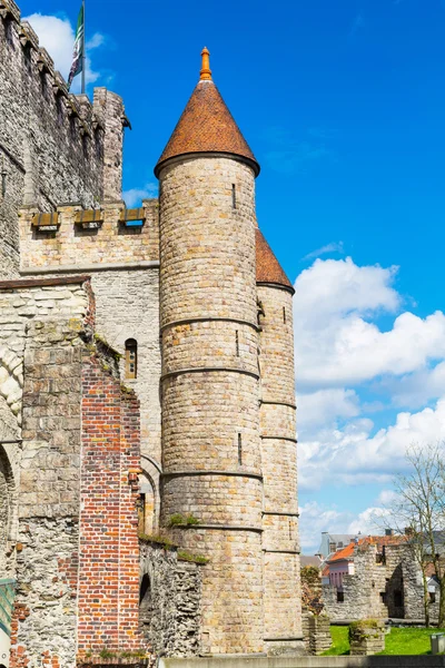 Gravensteen castle in Ghent, Belgium — Stock Photo, Image
