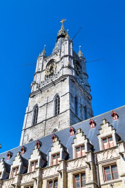 Grand Belfry Ghent, Belçika yakın çekim