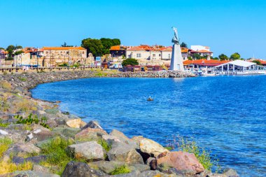 Eski kasaba Nesebar Bulgaristan Karadeniz tarafından