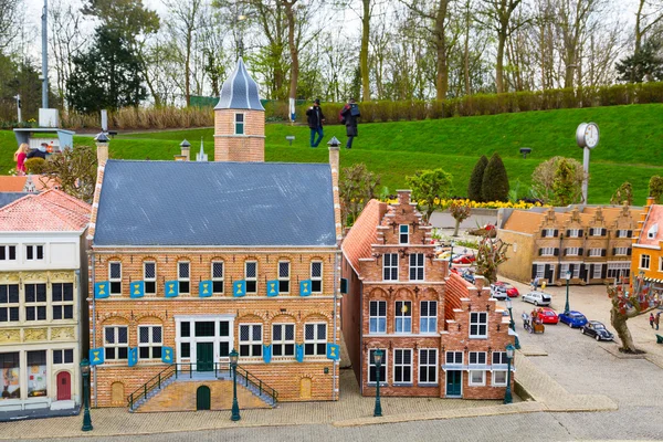 Madurodam, parque em miniatura e atração turística em Haia, Países Baixos — Fotografia de Stock