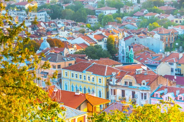 Panorama miasta Plovdiv, Bułgaria — Zdjęcie stockowe