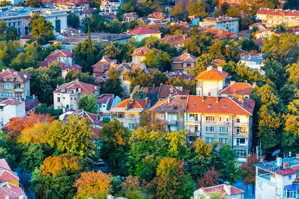 Панорама города Пловдив, Болгария

