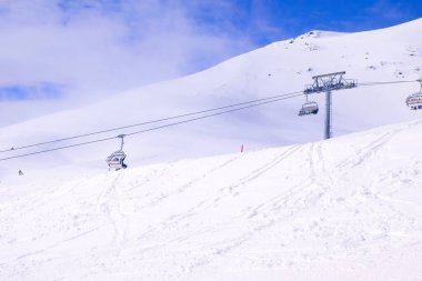 Saalbach, Avusturya 'da kayak yamacı