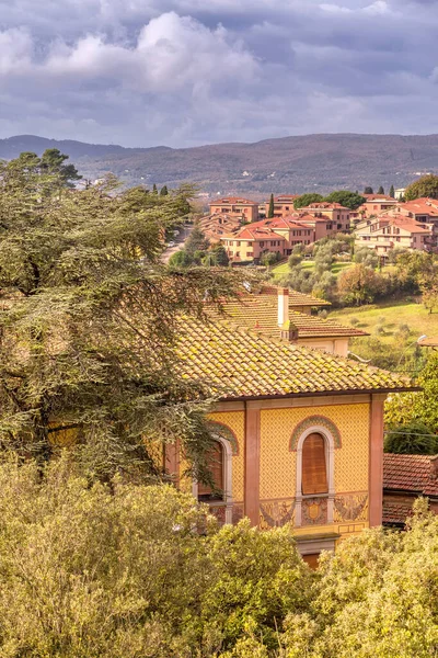 Panorama starého města Siena, Toskánsko, Itálie — Stock fotografie