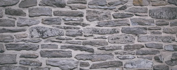 Šedá barva kámen zeď povrch pozadí banner — Stock fotografie