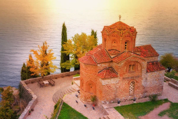 北マケドニアオフリドのカネオ教会の聖ヨハネ — ストック写真